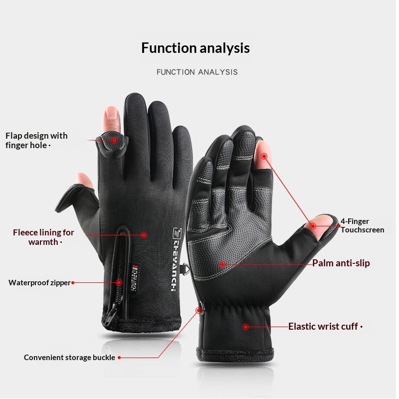 Winter Warm Touch Screen Cycli - огляд і ціна Spearfishing Glove