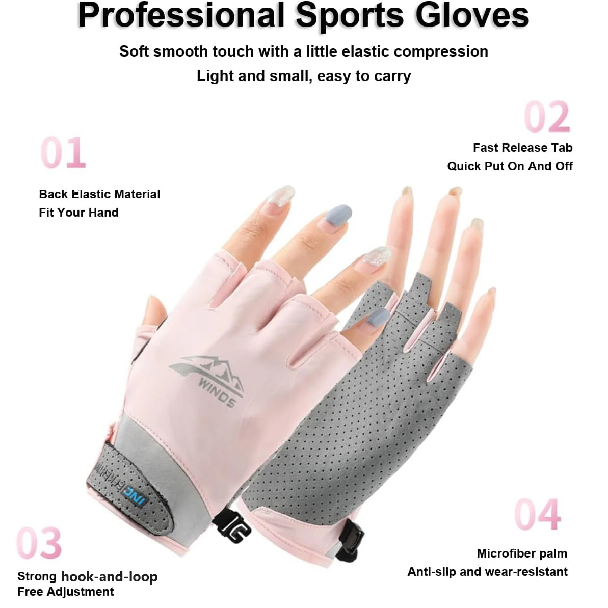 1 Pair Fingerless Driving/Fish - огляд і ціна Spearfishing Glove