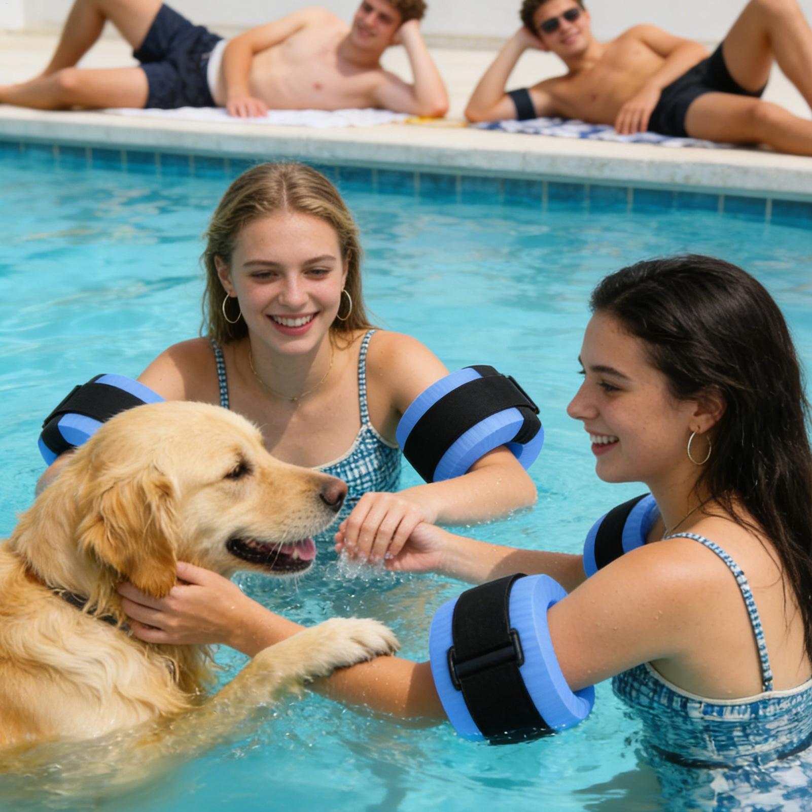 2pcs Foam Swimming Float Ring  - огляд і ціна Aquatic Sports For Kids
